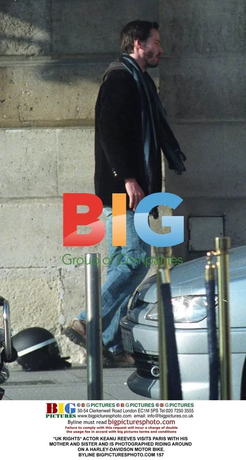 Keanu Reeves Rides Harley in Paris