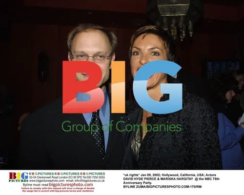 DAVID HYDE PIERCE & MARISKA HARGITAY at NBC 75th Party