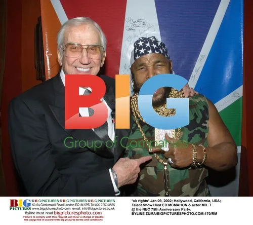 Ed McMahon and Mr. T at NBC 75th Anniversary