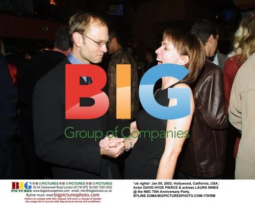 DAVID HYDE PIERCE & LAURA INNES at NBC 75th Anniversary Party