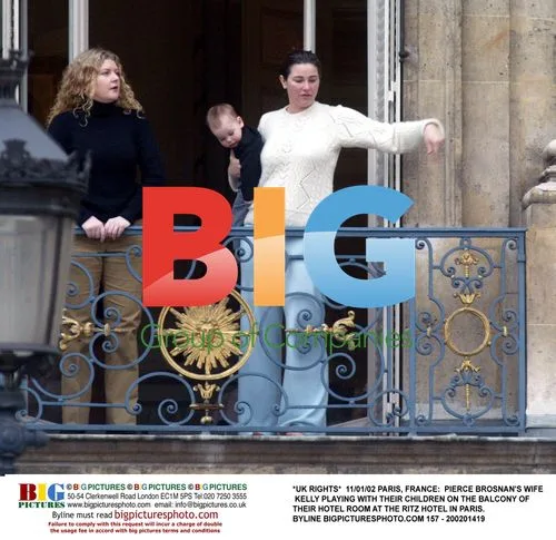 Pierce Brosnan's Wife Kelly Playing with Kids
