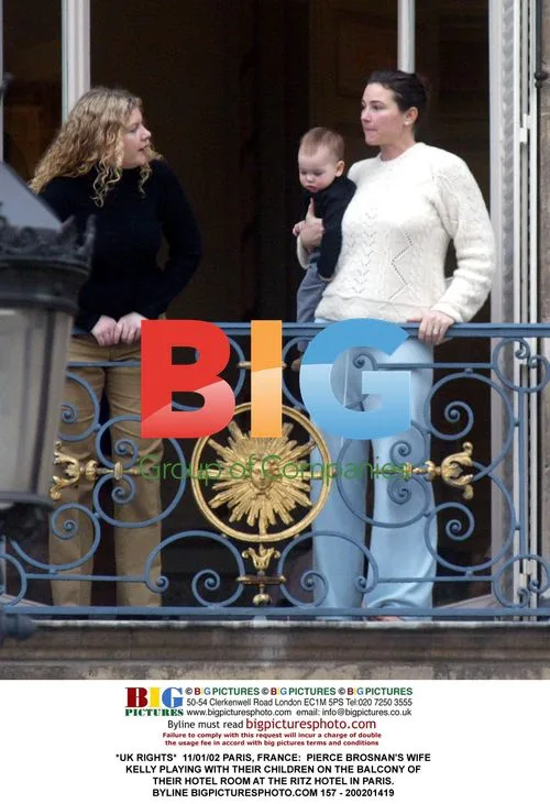 PIERCE BROSNAN'S Family at the Ritz in Paris