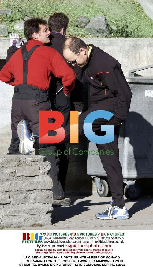 Prince Albert of Monaco Training for Bobsleigh Championships