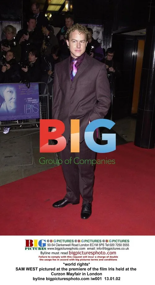 SAM WEST at IRIS premiere in London