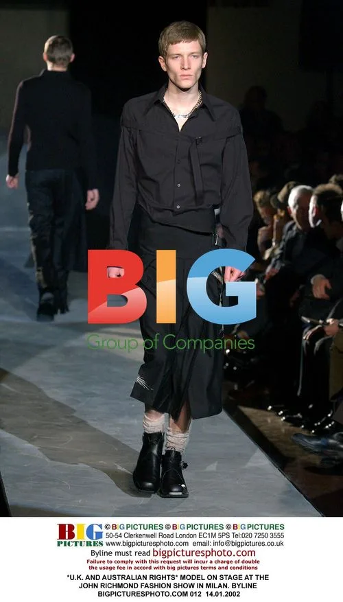 Model on Stage at John Richmond Fashion Show