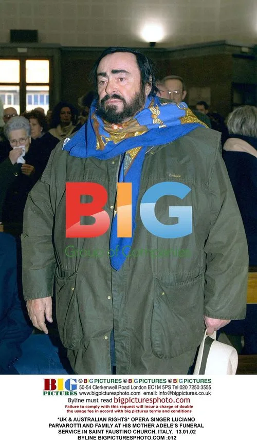 Luciano Parvarotti at Mother's Funeral
