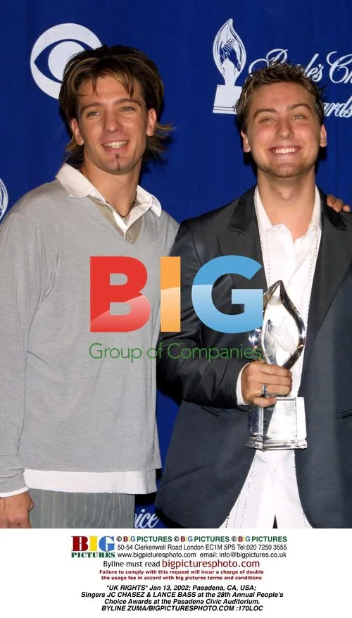 Singers JC Chasez & Lance Bass at People's Choice Awards