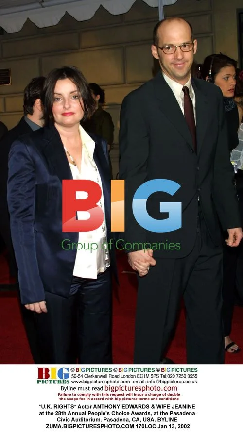 ANTHONY EDWARDS & WIFE JEANINE at People's Choice Awards