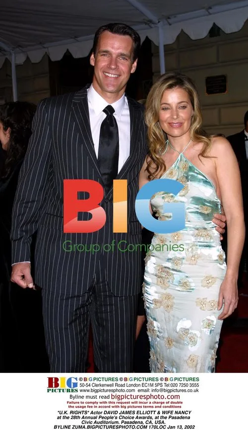 David James Elliott & wife at People's Choice Awards