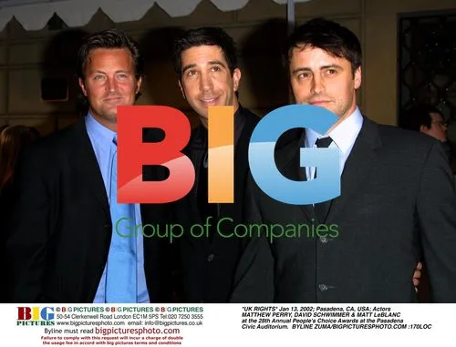 Matthew Perry, David Schwimmer & Matt LeBlanc at People's Choice Awards