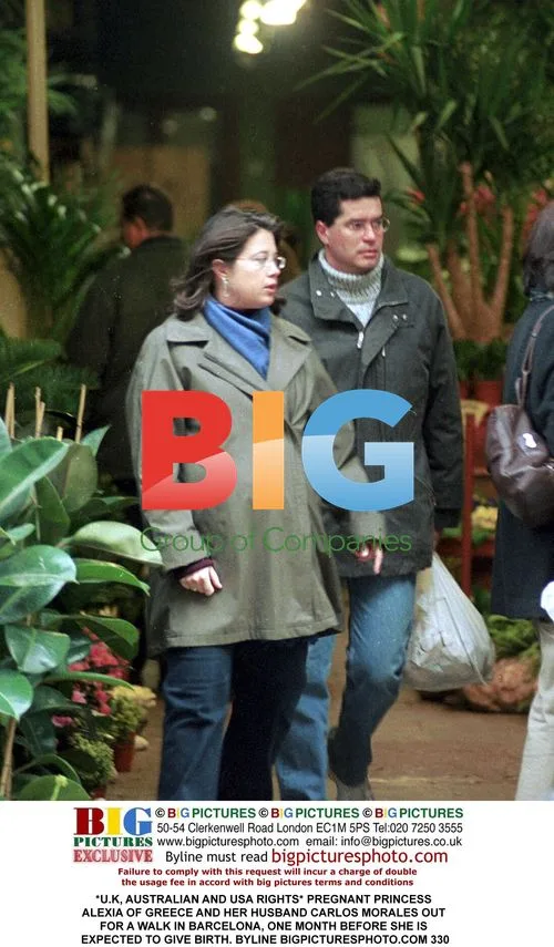 Princess Alexia of Greece Pregnant in Barcelona