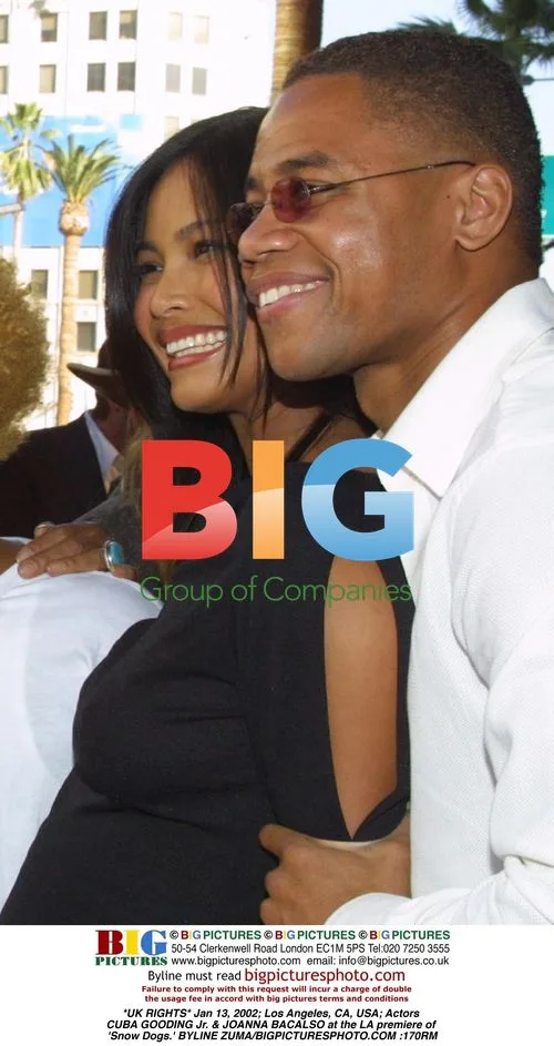 CUBA GOODING Jr. & JOANNA BACALSO at 'Snow Dogs' Premiere