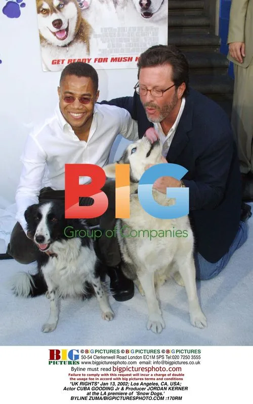 CUBA GOODING Jr & JORDAN KERNER at 'Snow Dogs' premiere