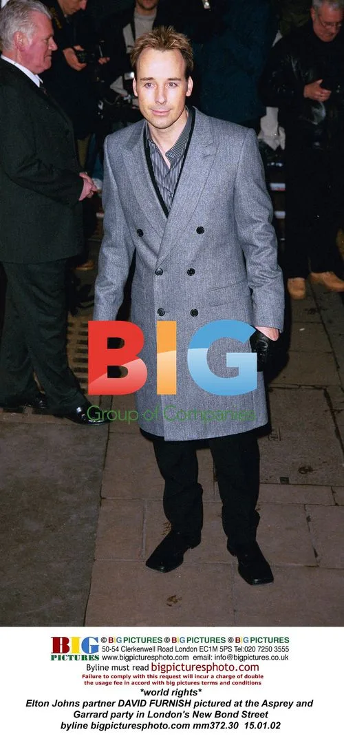 Elton John's Partner David Furnish at Asprey Party
