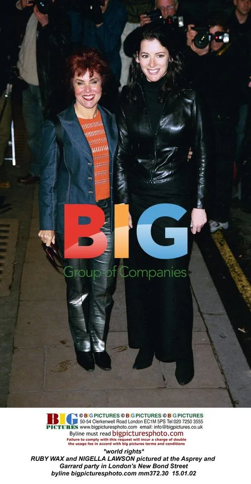 RUBY WAX and NIGELLA LAWSON at Asprey and Garrard party