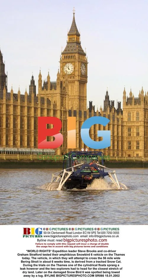 Snowbird 6 vehicle tested on the Thames
