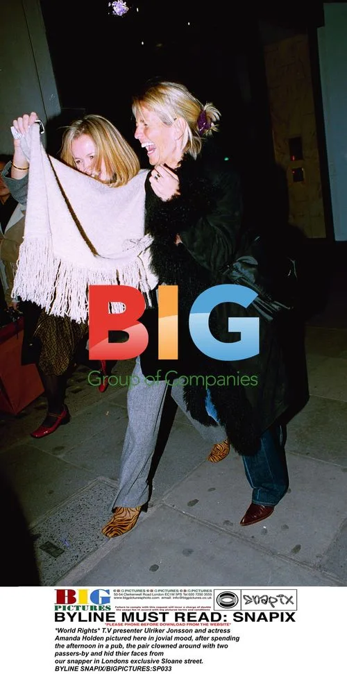 Ulriker Jonsson and Amanda Holden Clown Around