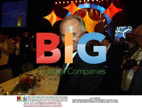 Sven-Goran Eriksson at Swedish Athletic Gala 2002