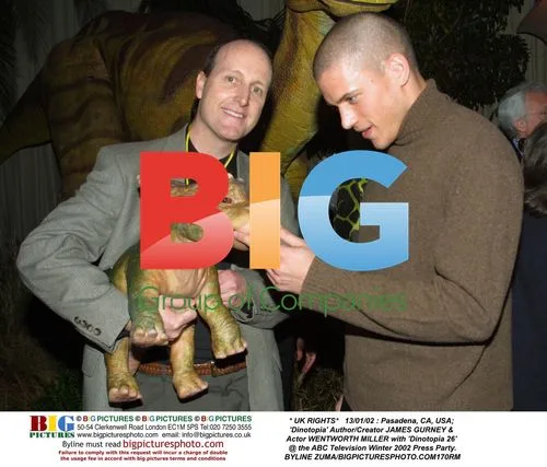 James Gurney & Wentworth Miller with Dinotopia 26