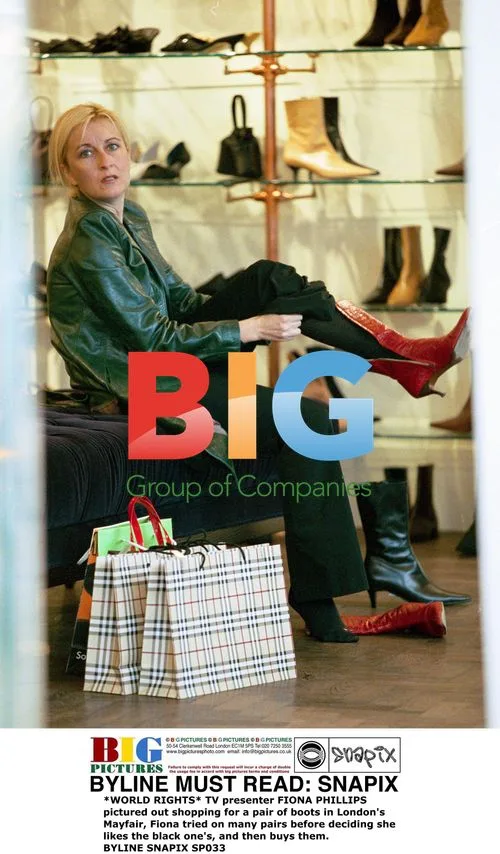 Fiona Phillips Shopping for Boots