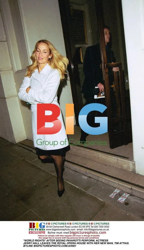 Jerry Hall with new boyfriend Tim Attias