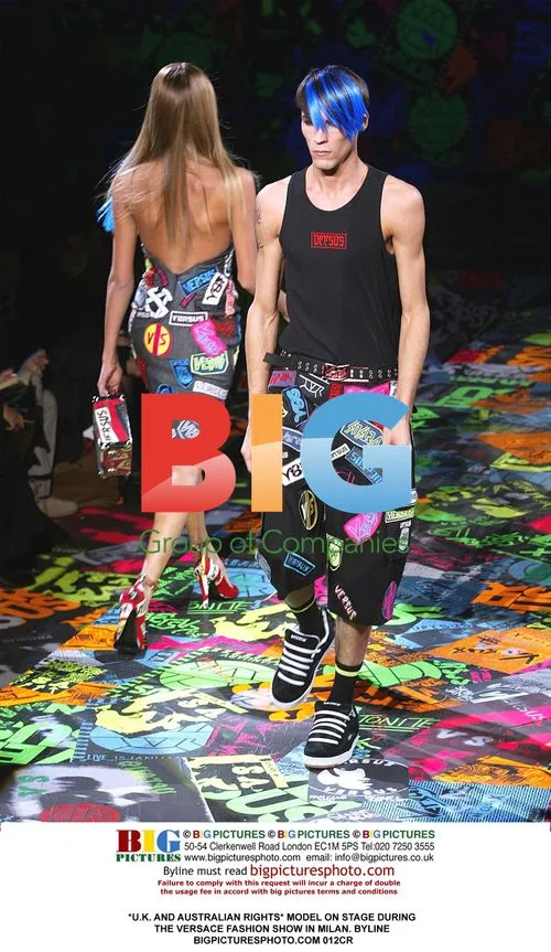 Versace Fashion Show Model