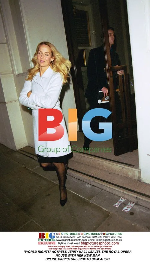 Jerry Hall Leaves Royal Opera House