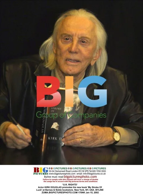 Kirk Douglas promotes book 'My Stroke Of Luck'