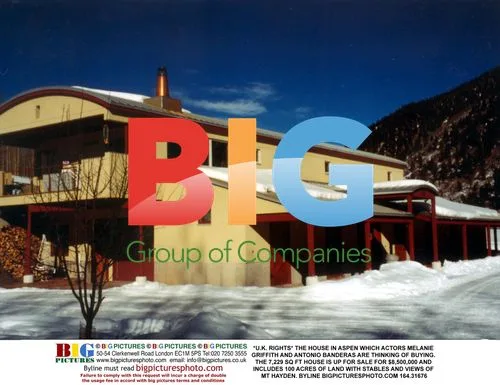 Melanie Griffith and Antonio Banderas' Aspen Home