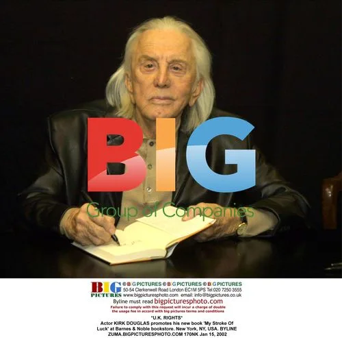 Kirk Douglas promotes his book 'My Stroke Of Luck'