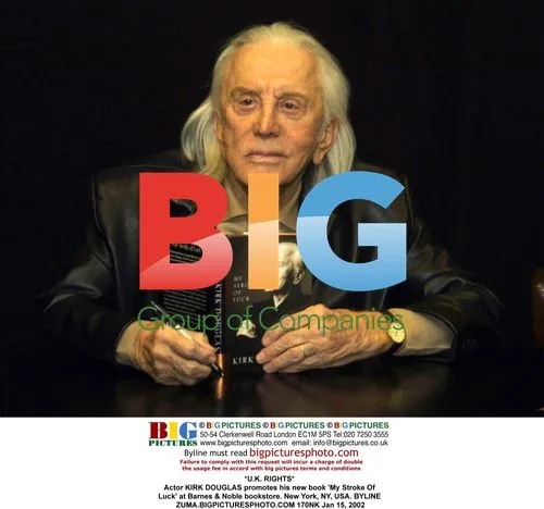 Kirk Douglas promotes new book