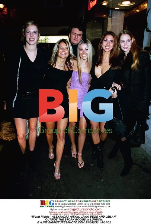 Alexandra Aitkin, Jakki Degg, and Leilani in London