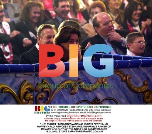 Princess Stephanie and Prince Rainer at Circus Festival