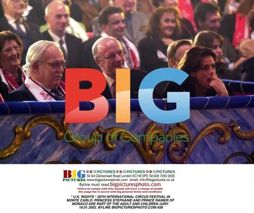 Princess Stephanie and Prince Rainer at Circus Festival