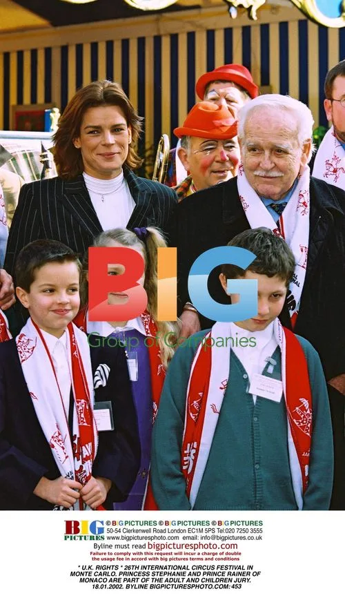 Princess Stephanie and Prince Rainer at Circus Festival