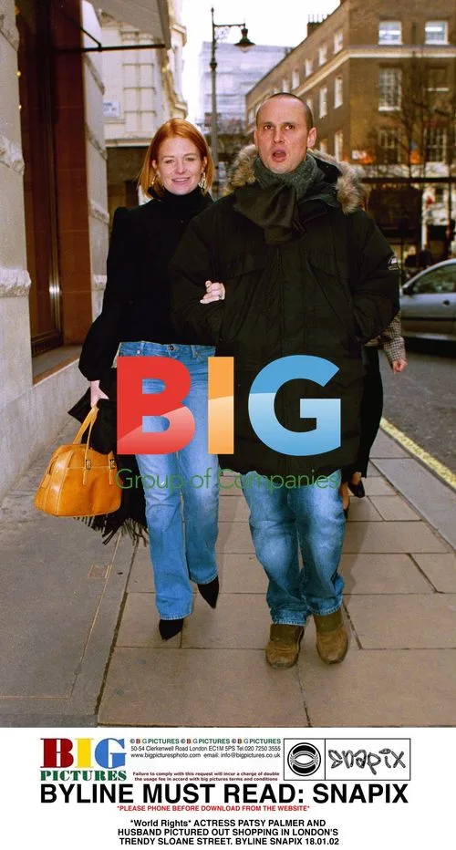 Patsy Palmer and Husband Shopping in London