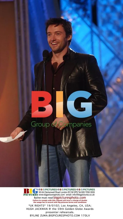 HUGH JACKMAN @ 59th Golden Globe Awards rehearsals