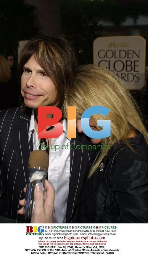 Steven Tyler at 59th Golden Globe Awards