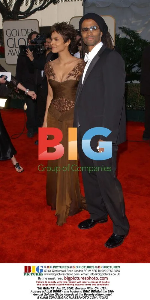 Halle Berry and Eric Benet at Golden Globes
