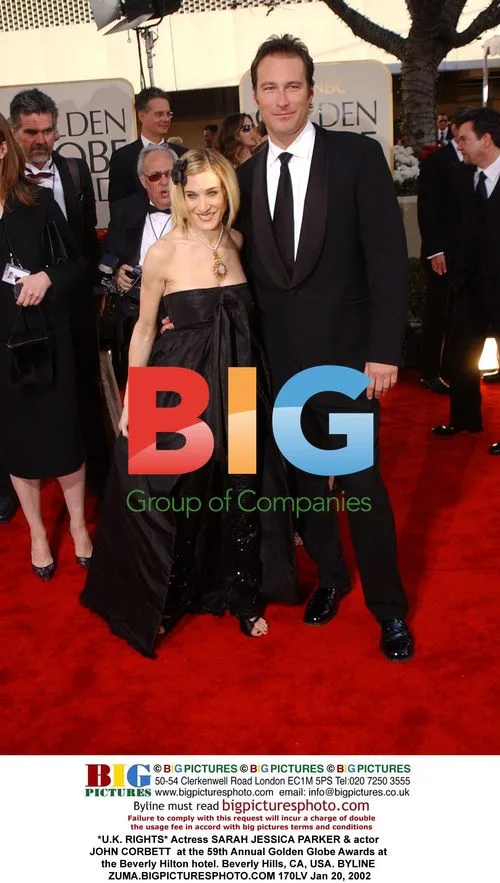 SARAH JESSICA PARKER & JOHN CORBETT at 59th Golden Globes