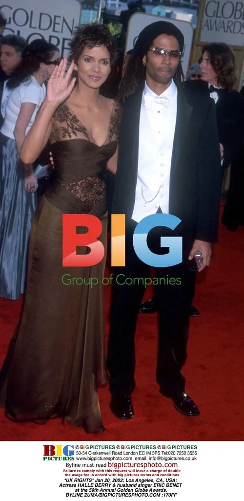 Halle Berry & Eric Benet at Golden Globes