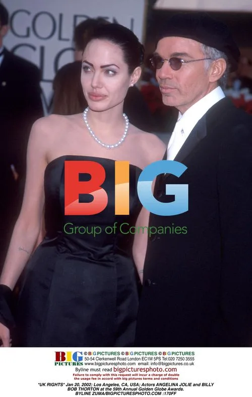 Angelina Jolie and Billy Bob Thorton at Golden Globes
