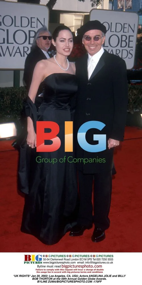 Angelina Jolie and Billy Bob Thorton at 59th Golden Globes