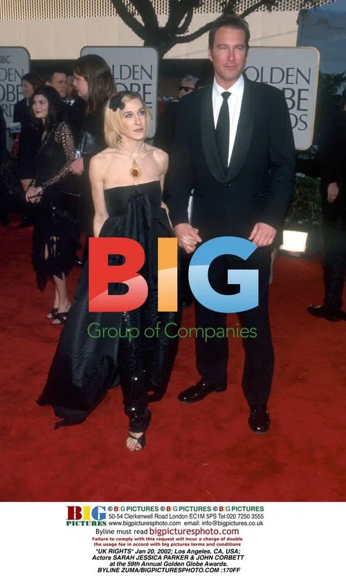 Sarah Jessica Parker & John Corbett at 2002 Golden Globes
