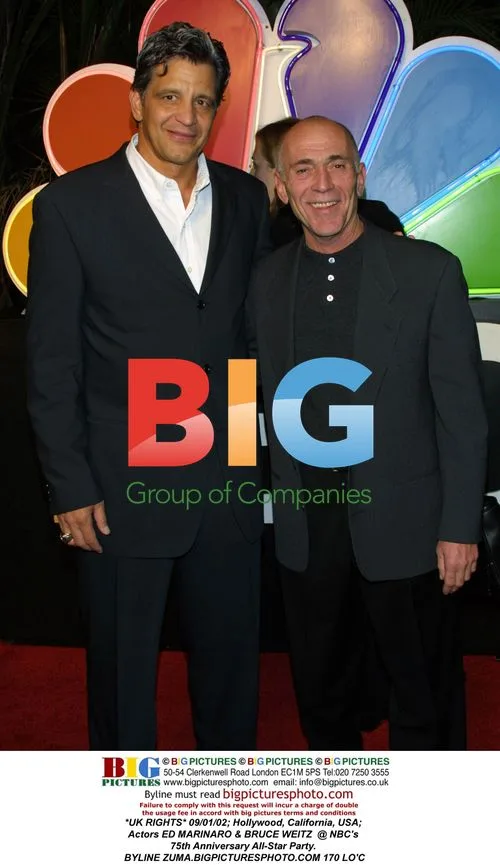 Ed Marinaro & Bruce Weitz at NBC 75th Party