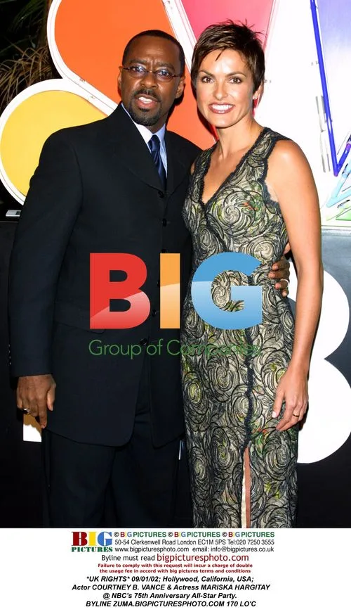 Courtney B. Vance and Mariska Hargitay at NBC 75th Anniversary