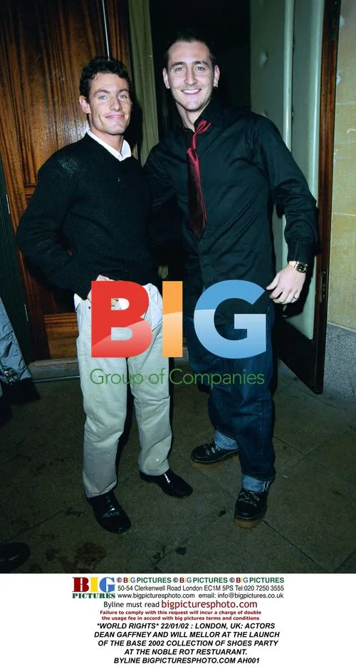Dean Gaffney and Will Mellor at BASE 2002 Shoes Launch