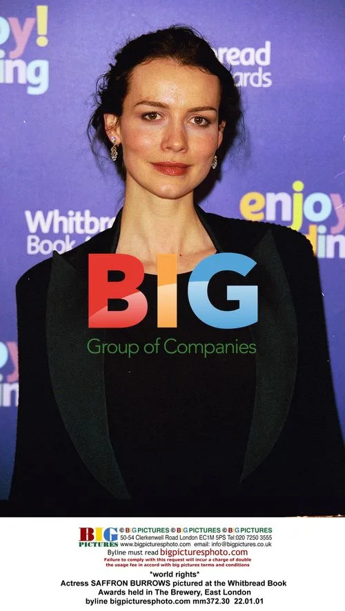 Saffron Burrows at Whitbread Book Awards