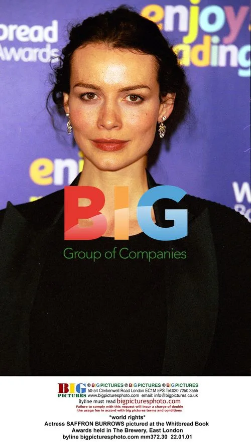 Saffron Burrows at Whitbread Book Awards