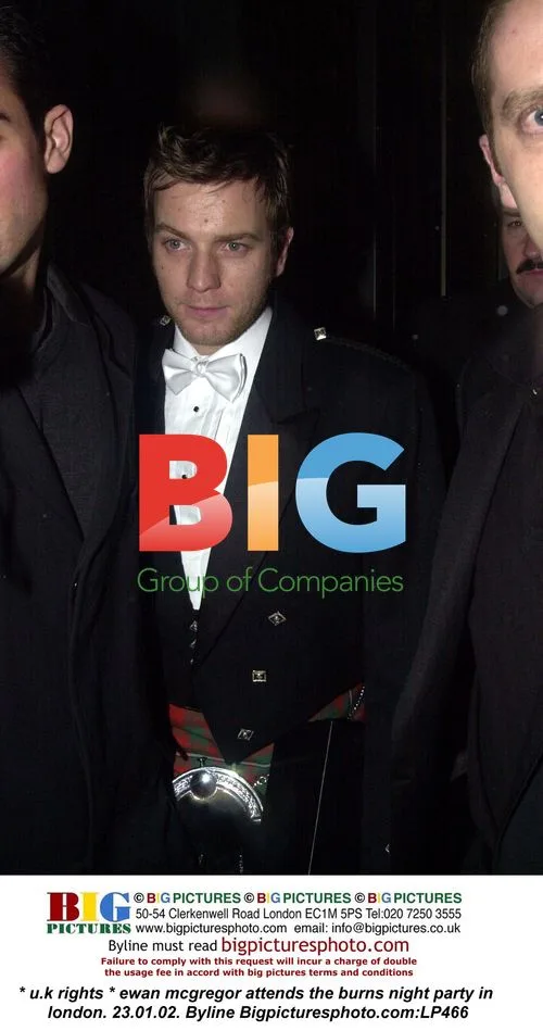 Ewan McGregor at Burns Night Party